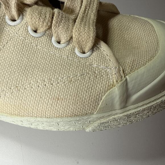 Vintage Nike Shoes Mens Size 7.5 White Blue Waffle Canvas Made In Korea 70s 80s main image 5